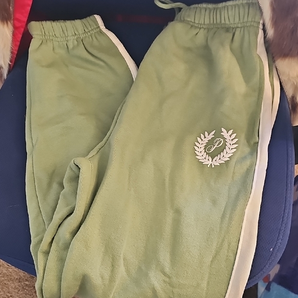 PINK Victoria's Secret Pants - PINK Victoria's Secret Green Sweatpants Size M